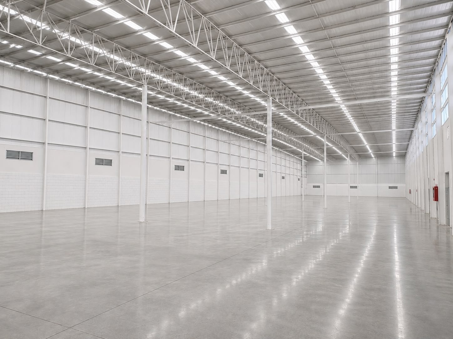 Proyecto terminado de nave industrial AROS Libramiento en Monterrey N.L.